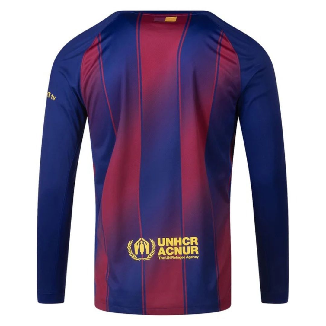 Barcelona Player Jersey Home 2025/26 - Long Sleeve