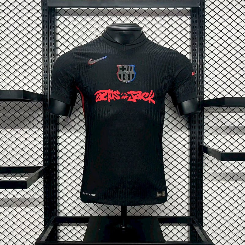 Barcelona Player Jersey Away X Travis Scott