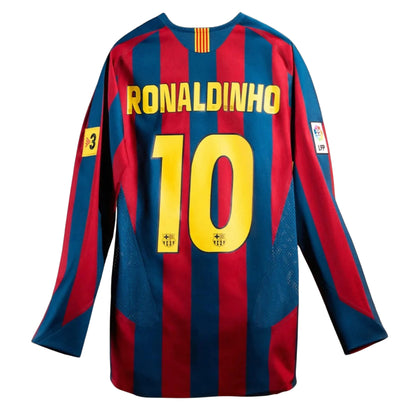 RONALDINHO #10 Barcelona 2005/06 Reissue Jersey